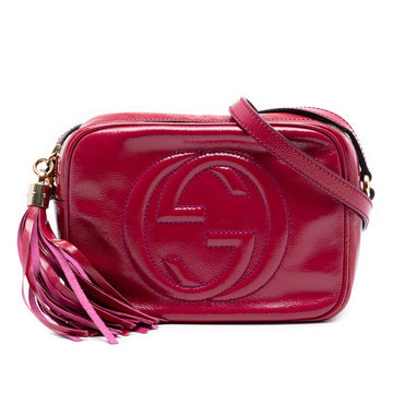 Gucci Soho Disco Crossbody Bag Patent
