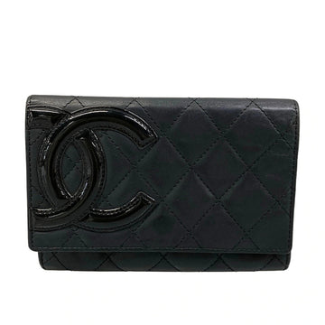 Chanel Cambon Line Black Lambskin Patent