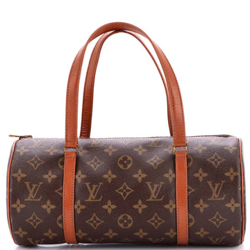 Louis Vuitton Papillon Handbag Canvas 30