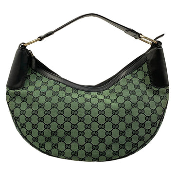 Gucci Gg Green Black Jacquard Leather