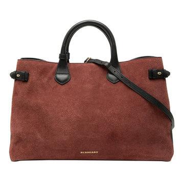 Burberry Banner Tote Leather And House