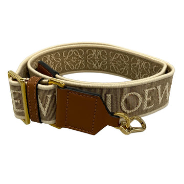 Loewe Anagram Strap Beige Brown Jacquard