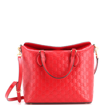 Signature Fold Over Tote Guccissima