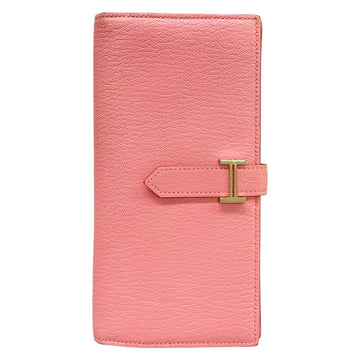 Hermes Bearn Souffle Rose Sakura Chevre