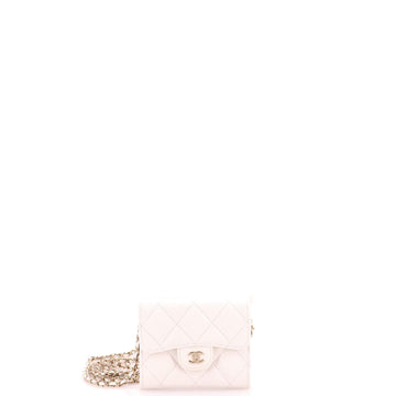Chanel Classic Flap Card Holder On Chain