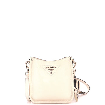 Prada Logo Strap Crossbody Bag Vitello