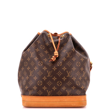 Louis Vuitton Noe Handbag Canvas Large