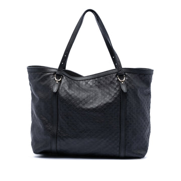 Nice Tote Microguccissima Leather Large