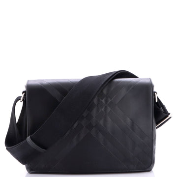 Burberry Full Flap Messenger Bag Check
