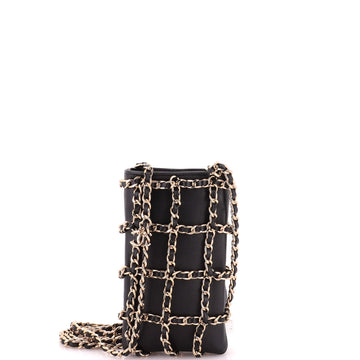 Chanel Tech Me Out Clutch With Chain