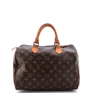 Louis Vuitton Speedy Handbag Canvas 30