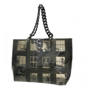 Chanel Coco Window Tote Printed Vinyl