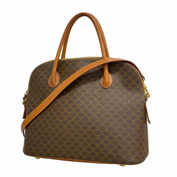 Celine Vintage Duffle Bag Macadam Coated