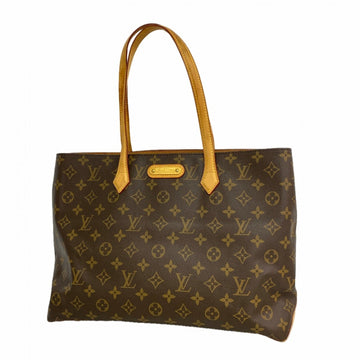 Louis Vuitton Wilshire Handbag Canvas Mm