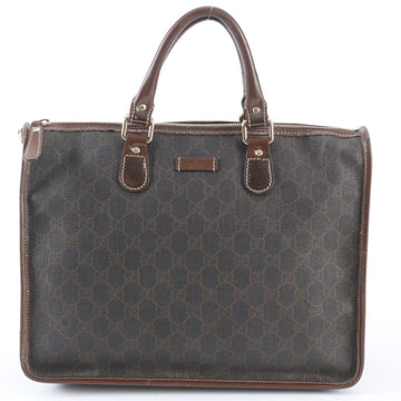 Gucci Plus Zip Tote Gg Coated Canvas