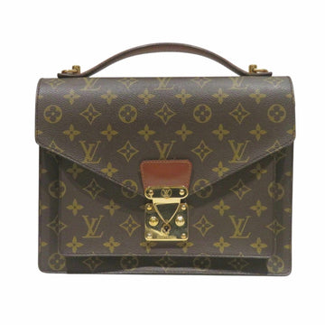 Louis Vuitton Monceau Handbag Canvas
