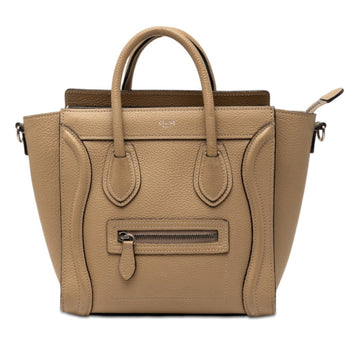 Celine Luggage Bag Grainy Leather Micro