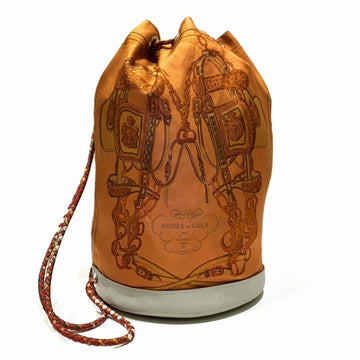 Hermes Soie Cool Handbag Printed Silk