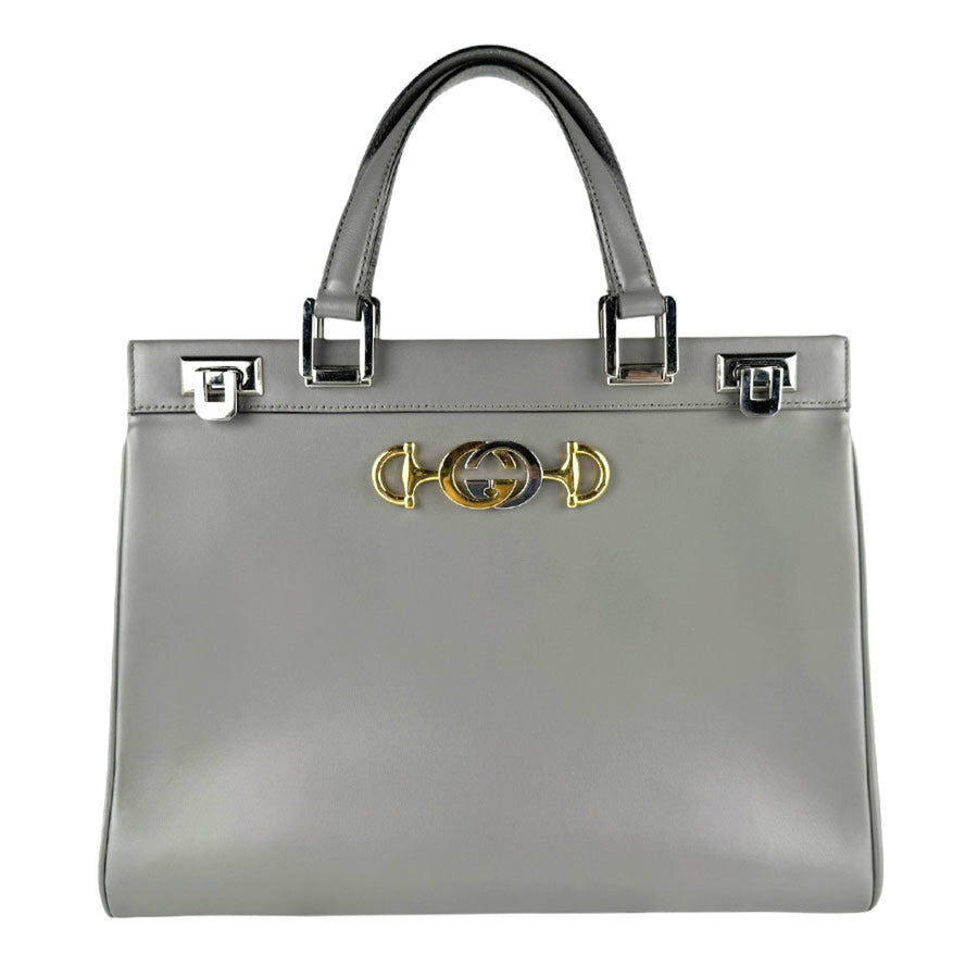 Gucci Zumi Top Handle Bag Leather Medium