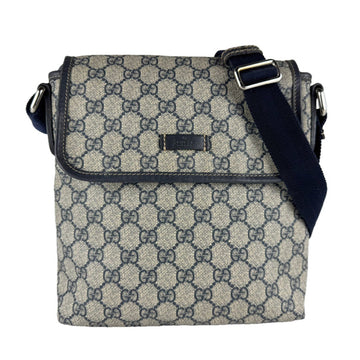 Gucci Flap Messenger Gg Coated Canvas