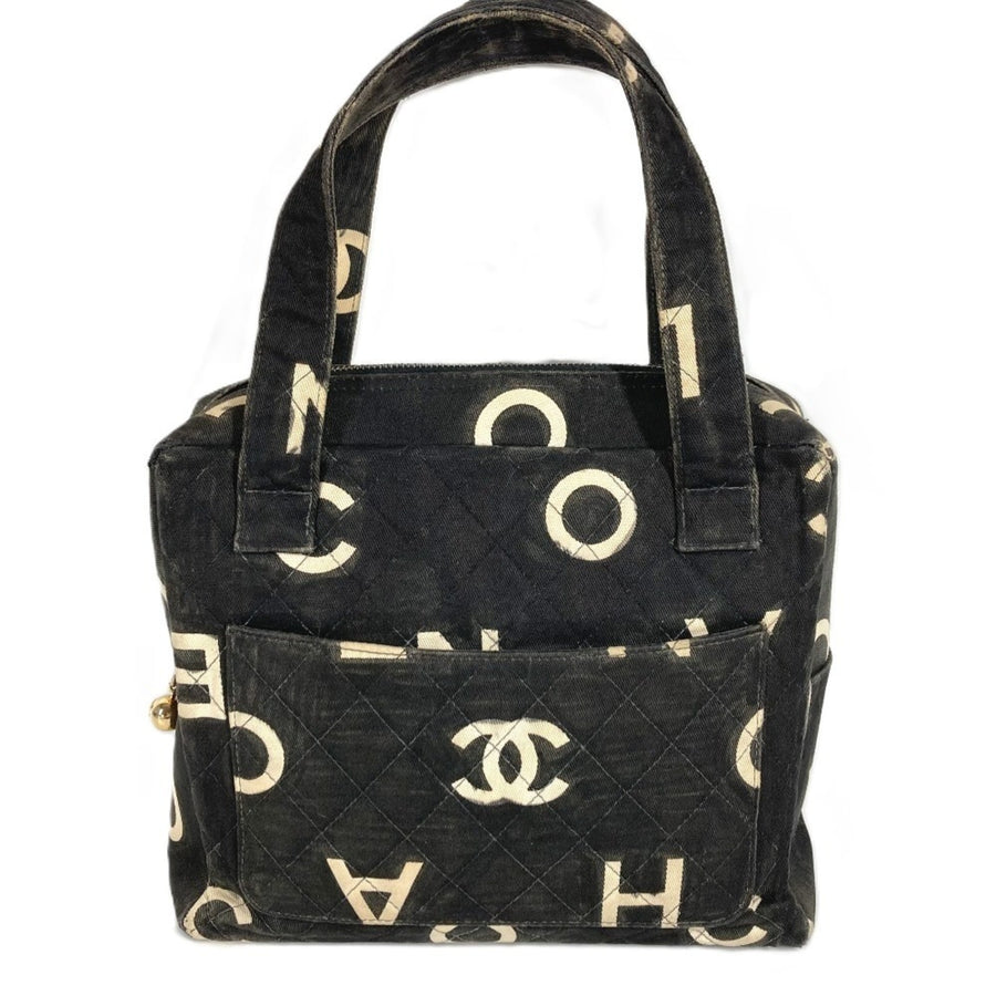 Chanel Vintage Coco Logo Zip Around