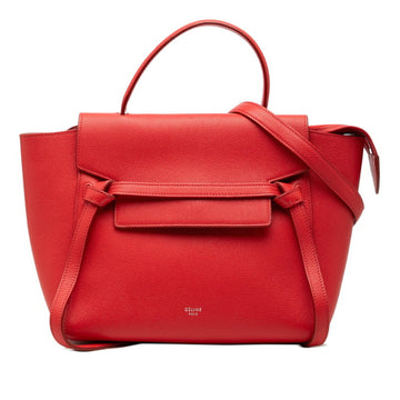 Celine Belt Bag Textured Leather Mini
