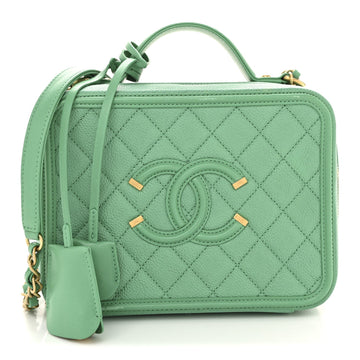 Chanel Caviar Quilted Medium Cc Filigree