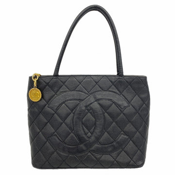 Chanel Medallion Tote Quilted Caviar
