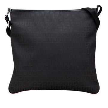 Fendi Vintage Zip Messenger Bag Zucchino