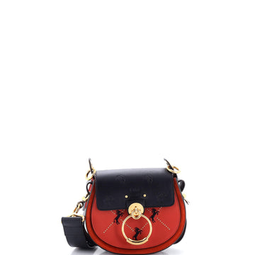Chloe Tess Bag Embroidered Leather Small