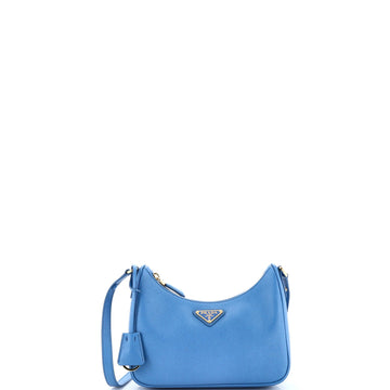 Prada Re-Edition Hobo Saffiano Leather