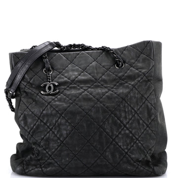 Chanel Cc Charm Tote Quilted Iridescent