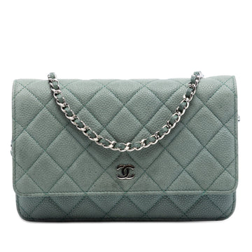 Chanel Wallet On Chain Quilted Caviar