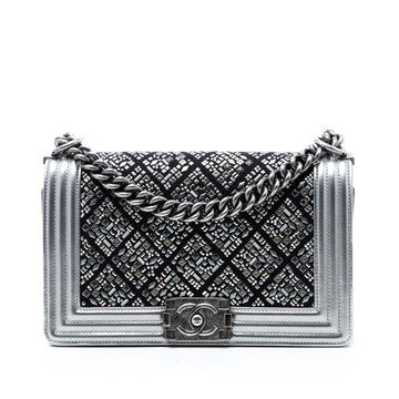 Chanel Boy Flap Bag Mixed Quilted