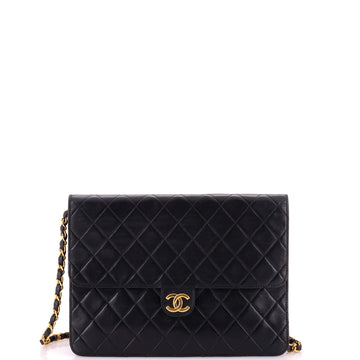 Chanel Vintage Clutch With Chain Quilted