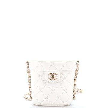 Chanel Cc Box Vanity Case With Chain