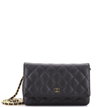 Chanel Wallet On Chain Quilted Caviar