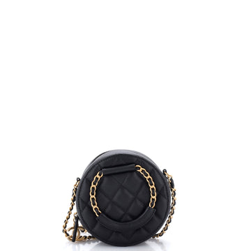 Chanel In The Loop Round Clutch With