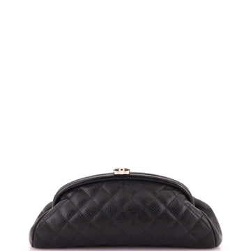 Chanel Timeless Clutch Quilted Caviar