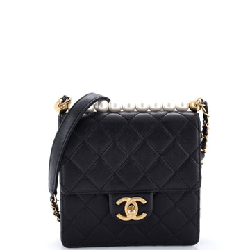 Chanel Chic Pearls Flap Bag Quilted