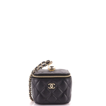 Chanel Classic Pearl Vanity Case With