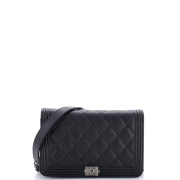 Chanel Boy Wallet On Chain Quilted