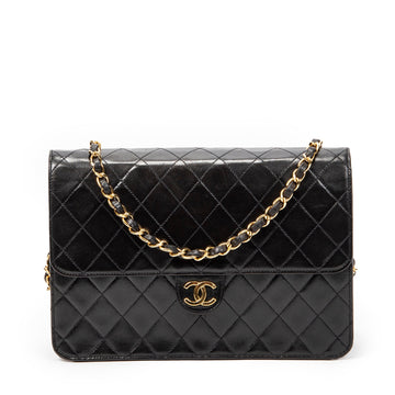 Chanel Vintage Clutch With Chain Quilted
