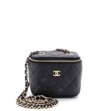 Chanel Classic Vanity Case With Chain
