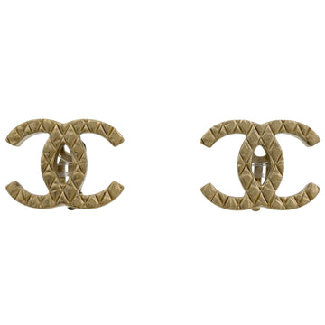 Chanel Cc Logo Clip-On Earrings Metal
