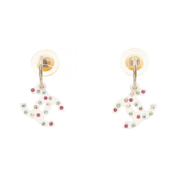 Chanel Cc Logo Earrings Metal