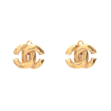 Chanel Cc Logo Clip-On Earrings Metal