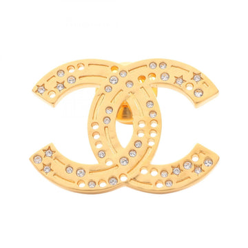 Chanel Cc Logo Brooch Metal