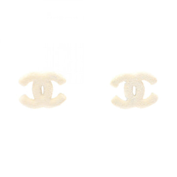 Chanel Cc Logo Earrings Sterling Silver