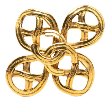 Chanel Cc Logo Brooch Metal